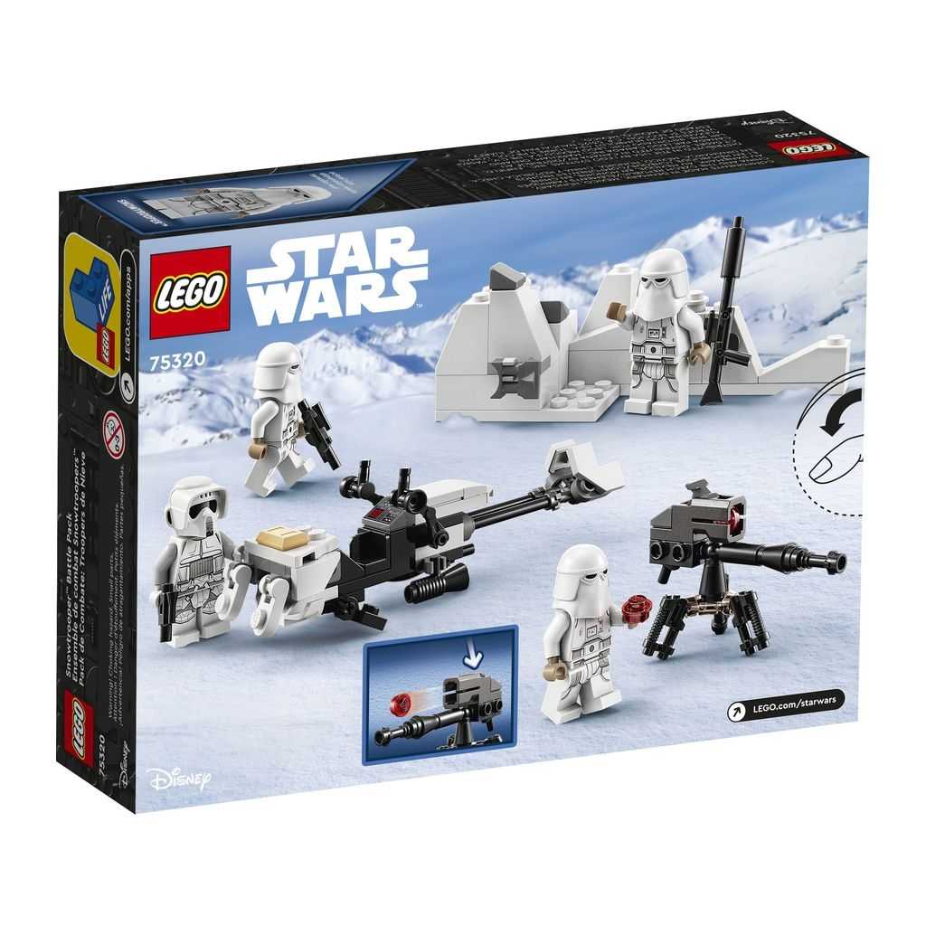 Star Wars Lego Pack de Combate: Soldados de las Nieves Edades 6+ # 75320 Artículo 105 Piezas | UNP-086152